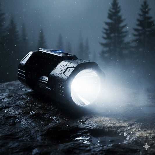 TitanBeam™ – Ultra-Bright Solar Tactical Flashlight